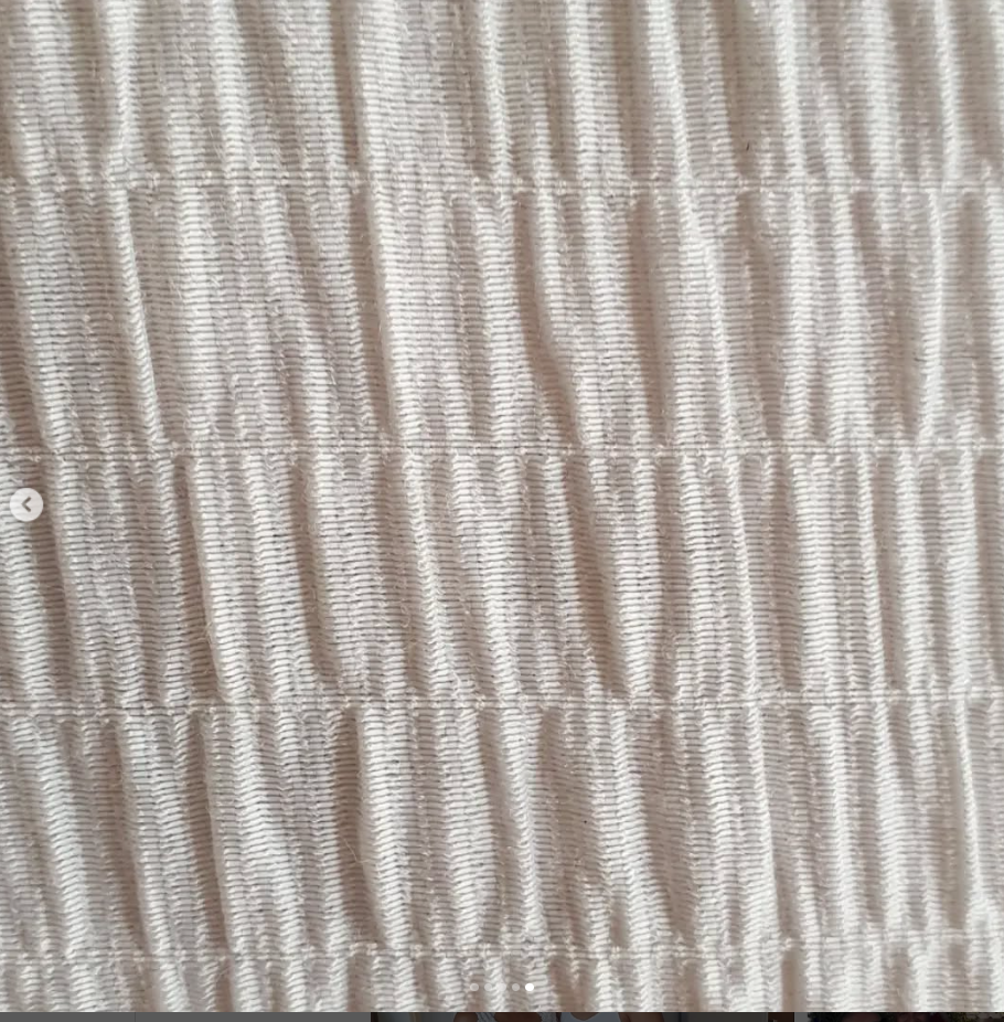 Daphne -crinkled cotton 4 tier ( natural)