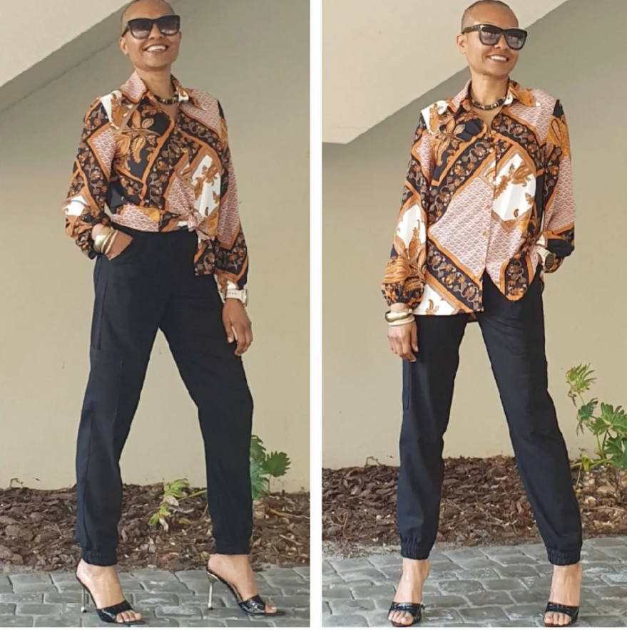 Suzi shirt- printed double georgette