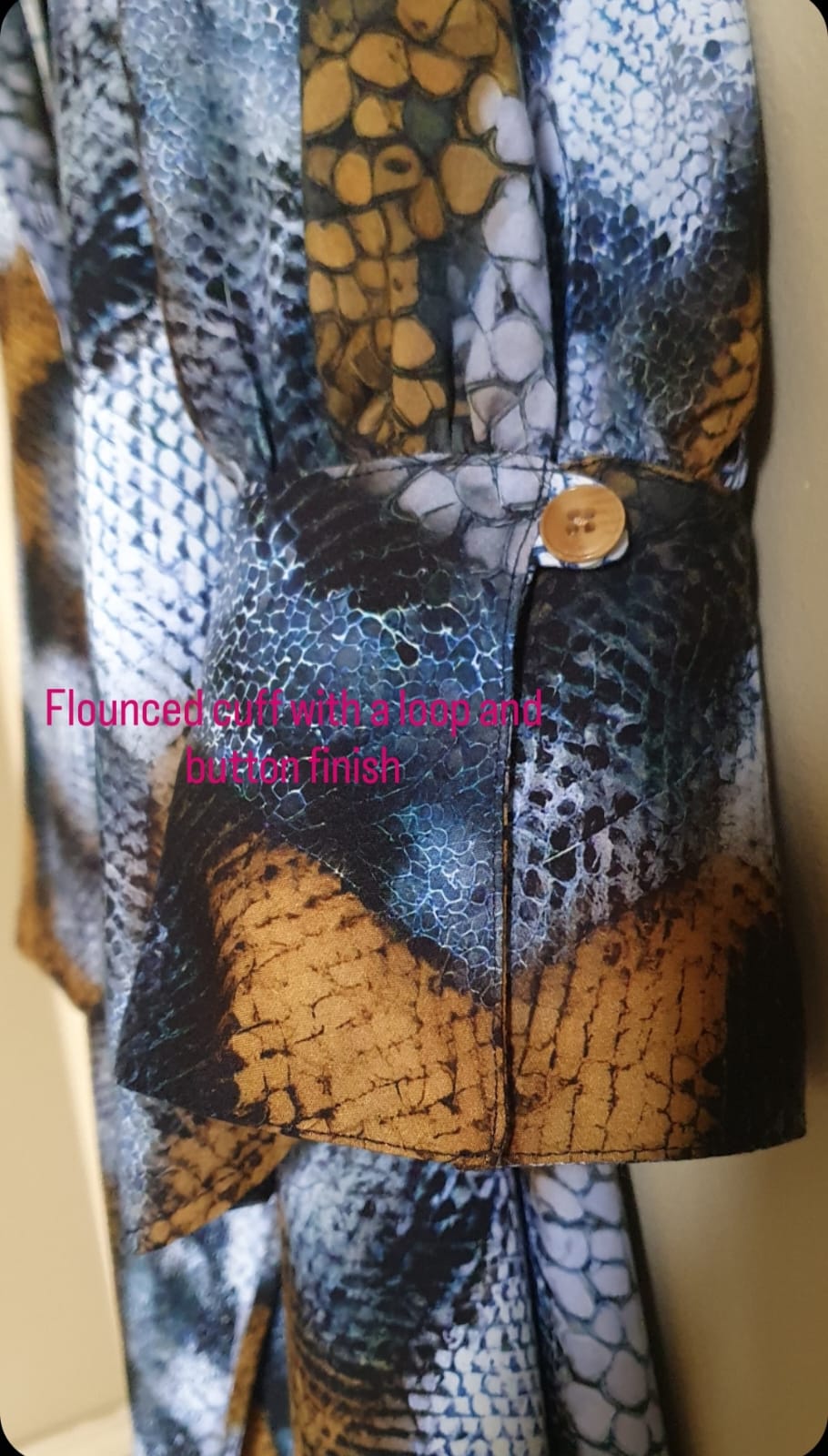 Sammy Shirt-Snakeskin Viscose Woven