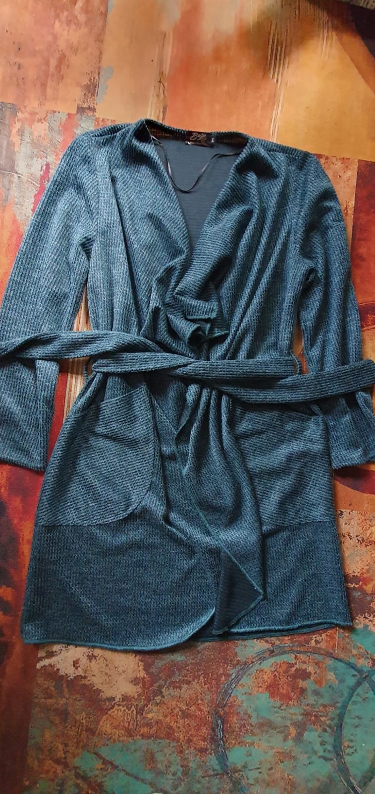 Carly Cardigan- Emerald jersey knit cardigan