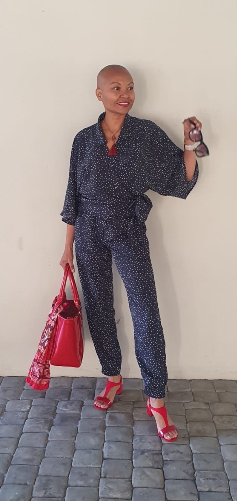 Wendy wrap top- Polka dot Rayon/ white onto black