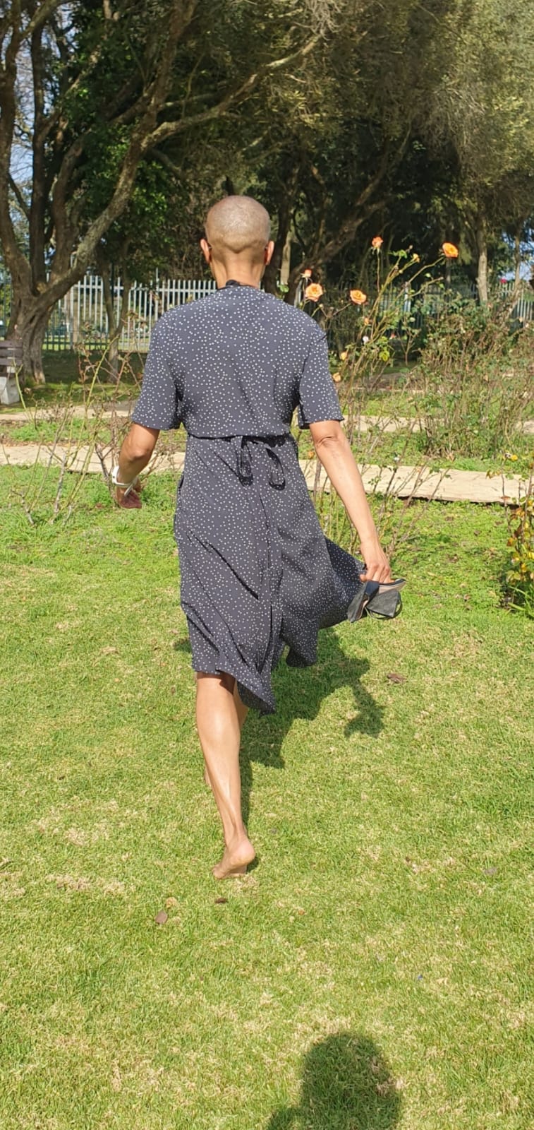 Wendy wrap dress- Polka dot rayon/ white onto black