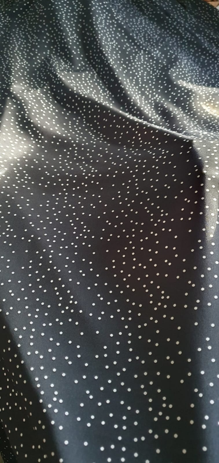 Wendy wrap dress- Polka dot rayon/ white onto black