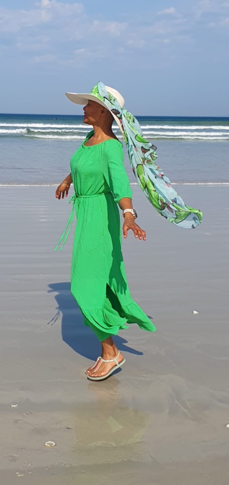 Darlene dress- Crinkled stretch airflow