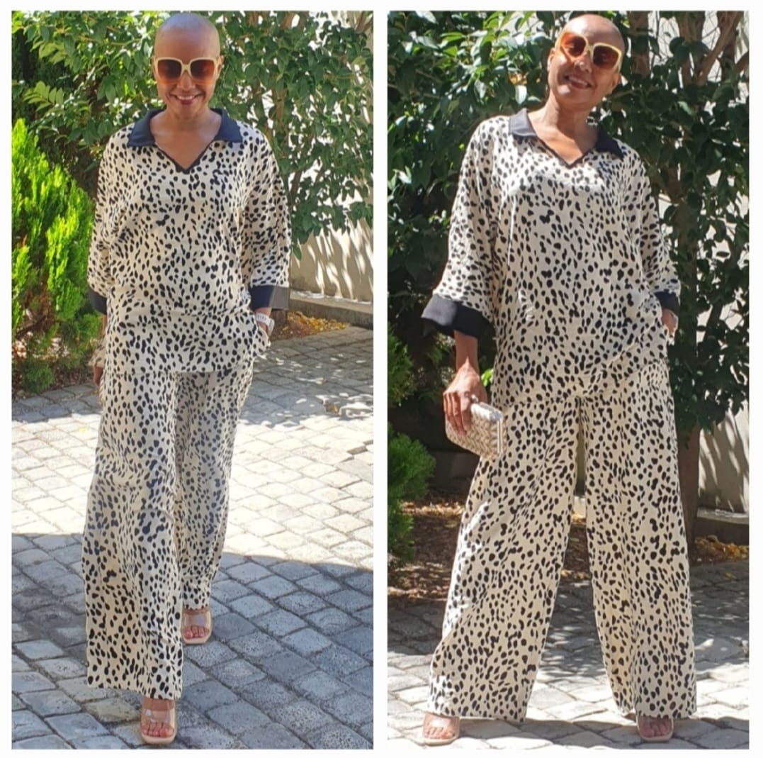 Penelope 2-piece set - Leopard print