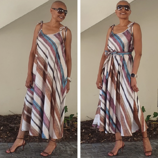 Dallas -Matte satin bias dress