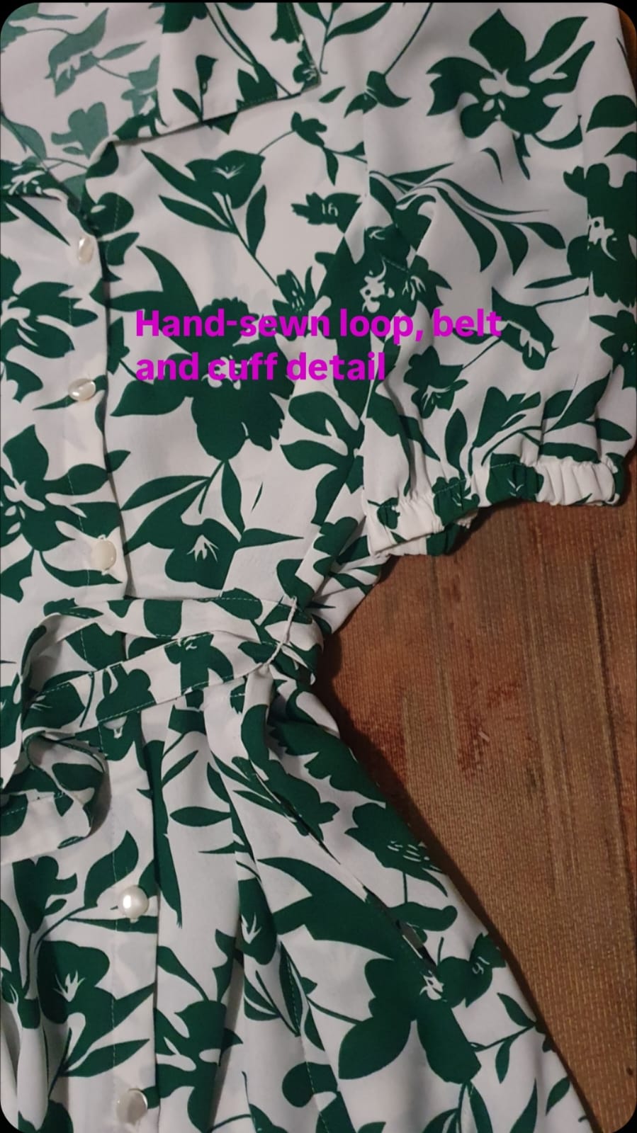 Delilah dress-Leaf print Rayon