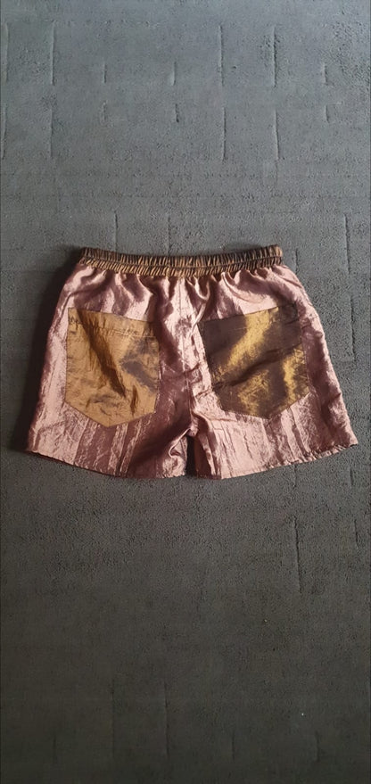 Zelda shorts- Bronze Taffeta