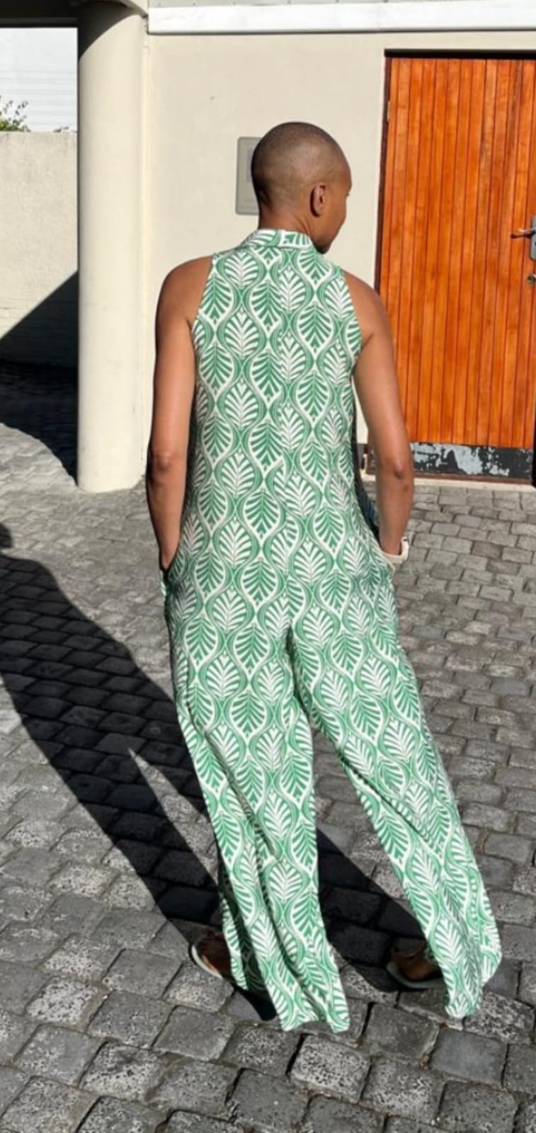 Jose Jumpsuit-Crinkled Rayon