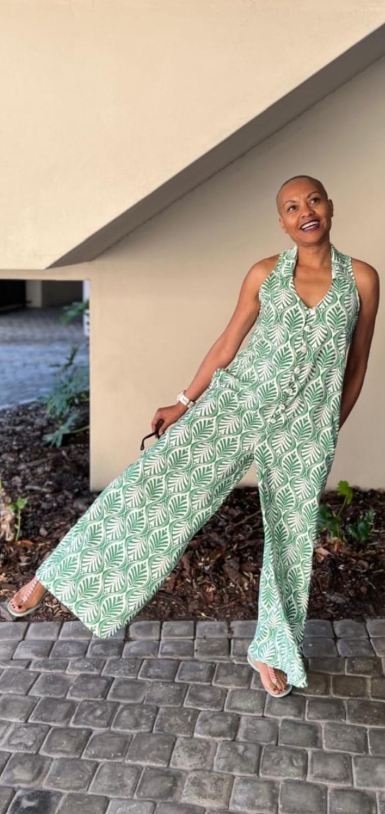 Jose Jumpsuit-Crinkled Rayon