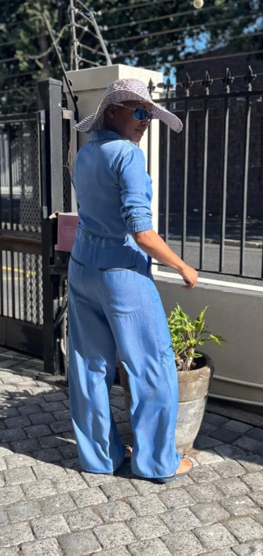 Jani jumpsuit-Light blue Chambray jumpsuit