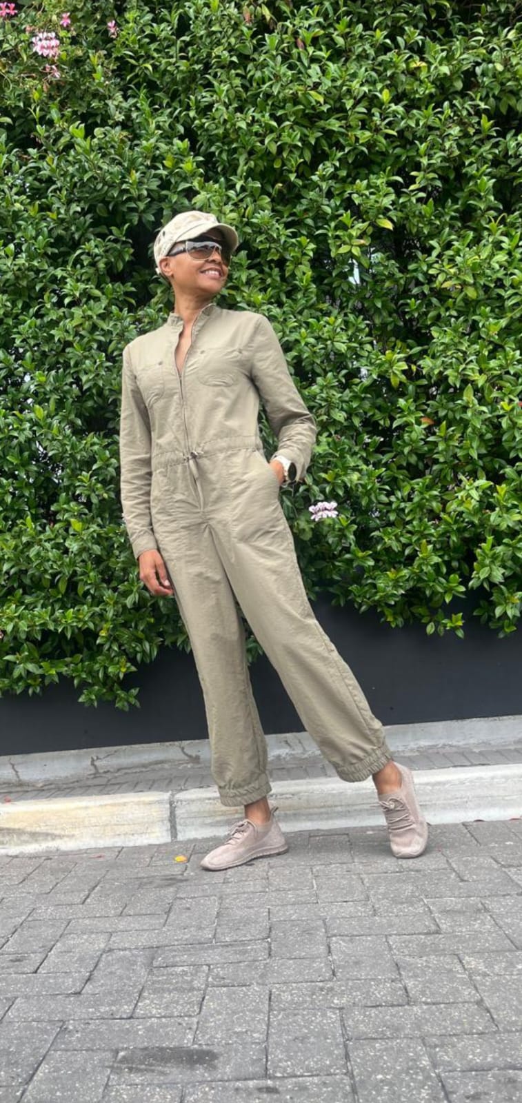 Jani Jumpsuit-Military Green Washer Cotton Poplin Jumpsuit