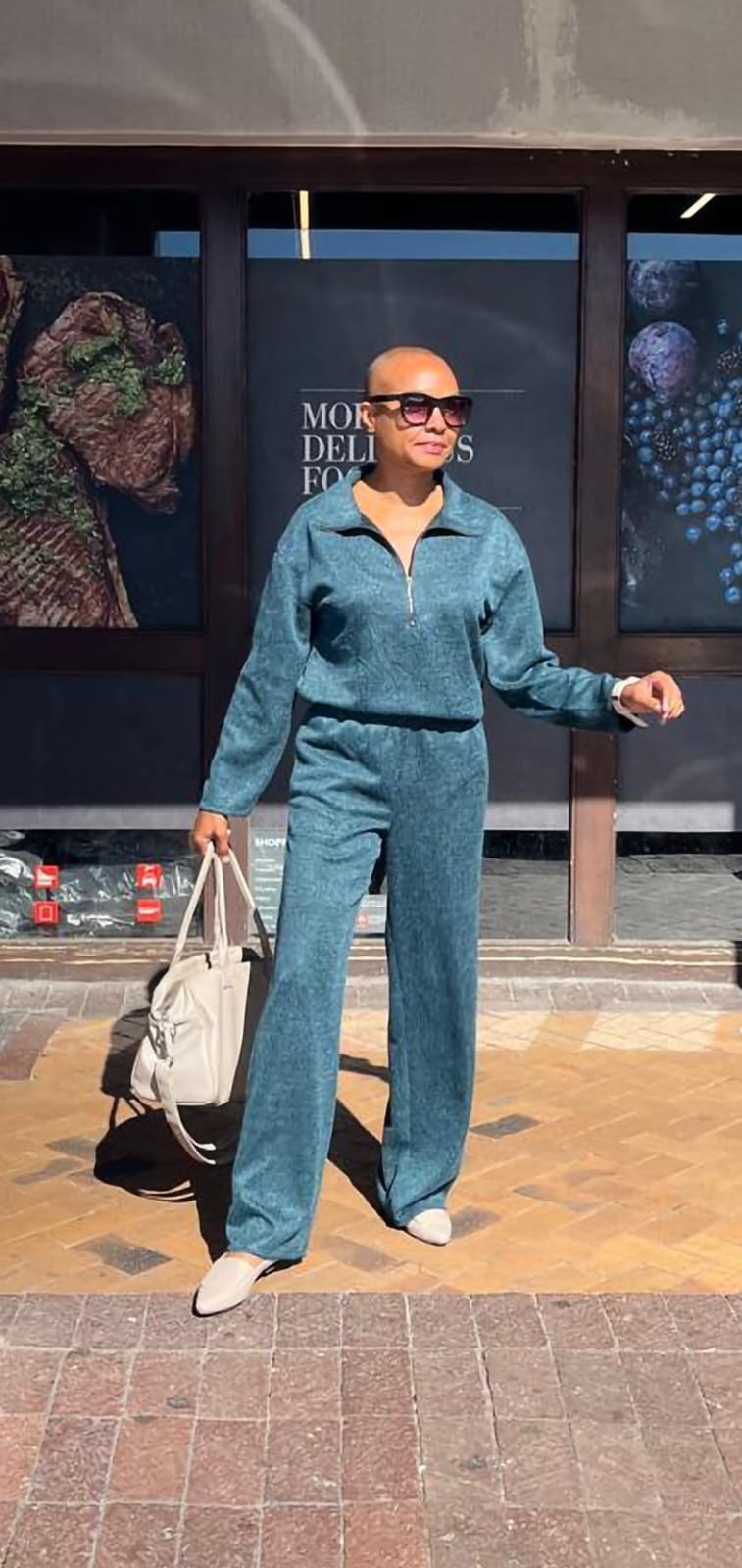 Tia track pants- Emerald jersey knit