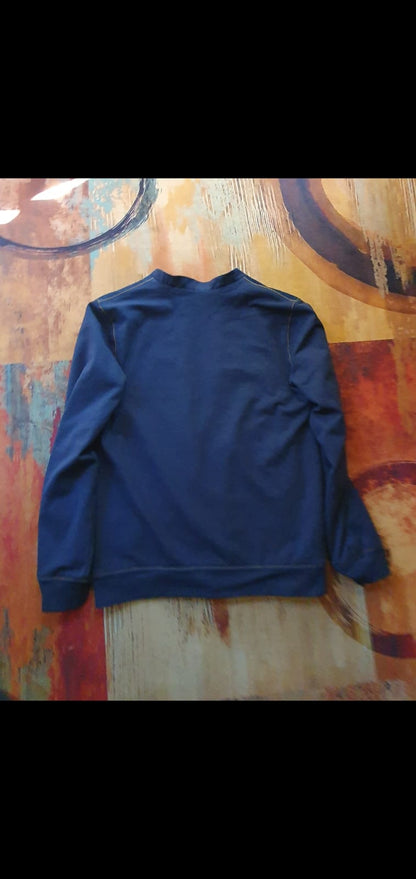 Julia Bomber-washed denim and rib combo fully lined bomber