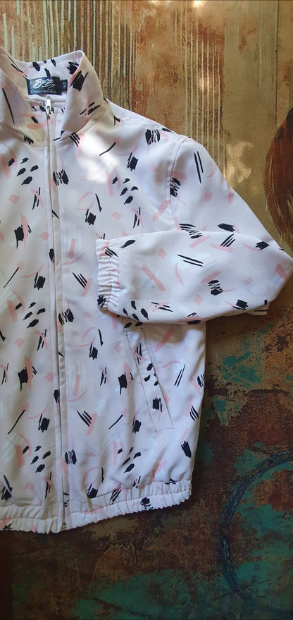 Julia bomber- baby pink rayon bomber