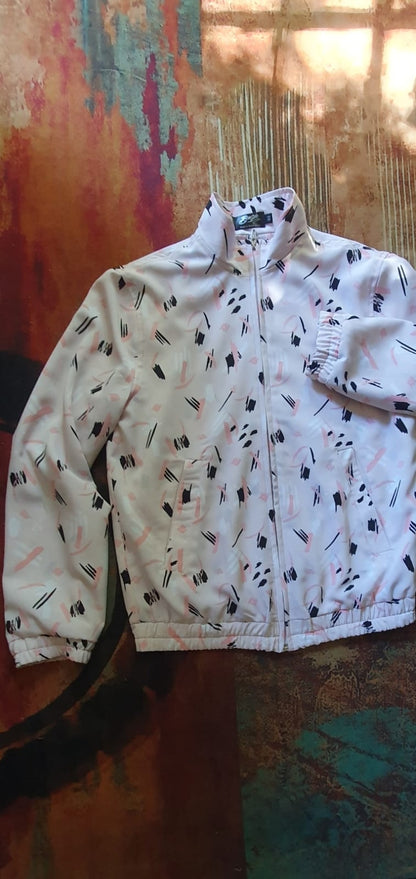 Julia bomber- baby pink rayon bomber