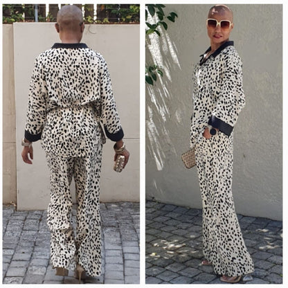 Penelope 2-piece set - Leopard print